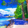 Malcesine Italy Paint by numbers