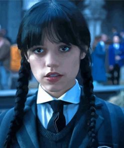 Aesthetic Wednesday Addams Paint by numbers