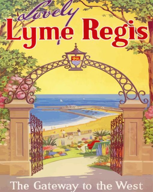 Lyme Regis The Gateway To The West Paint By Numbers