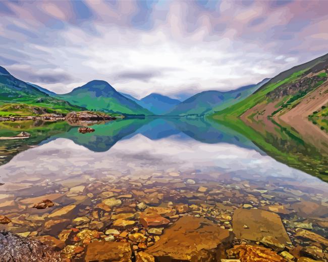 Wast Water Paint By Numbers