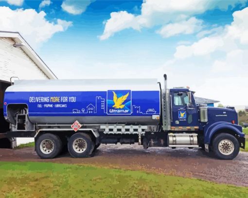 Ultramar Tanker Truck Paint by numbers