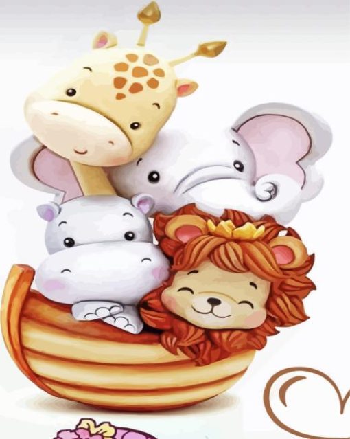 Noah Ark Paint By Numbers