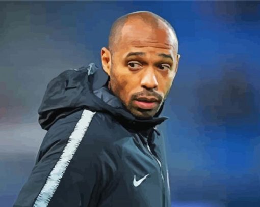 Thierry Henry Footballer Paint By Numbers