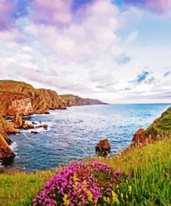 St Abbs Head Coldingham Paint By Numbers