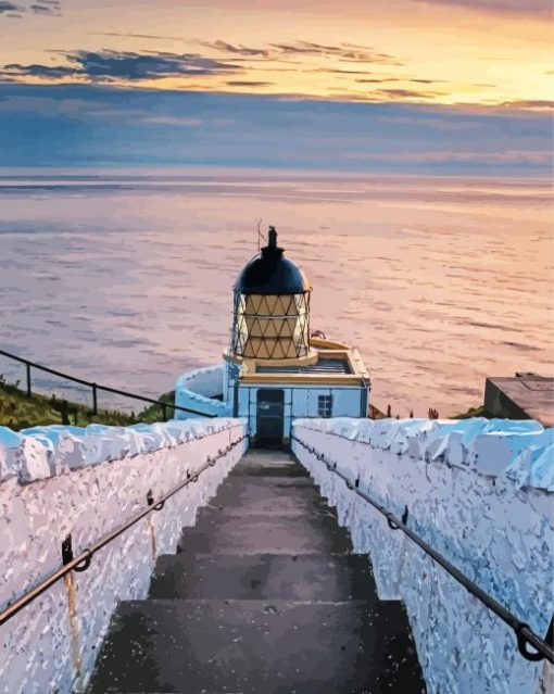 St Abbs Head Paint By Numbers