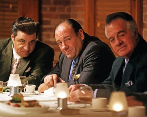 Aesthetic The Sopranos paint by numbers