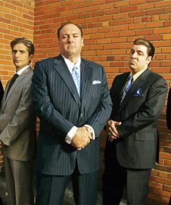 The Sopranos Characters paint y numbers