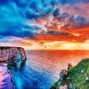 Etretat Sunset Paint By Numbers