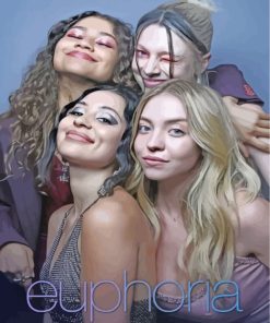 Euphoria Actresses Paint By Numbers