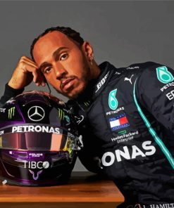 The Racer Lewis Hamilton Paint By Numbers "