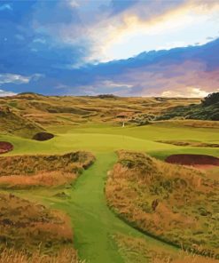 Postage Stamp Troon Paint By Numbers