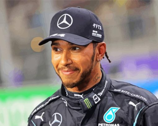 Lewis Hamilton Paint By Numbers
