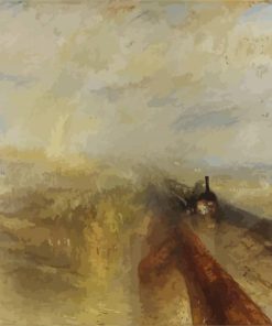 Rain Steam And Western Railway Paint By Numbers