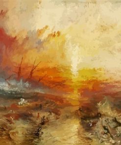 The Fighting Temeraire Paint By Numbers
