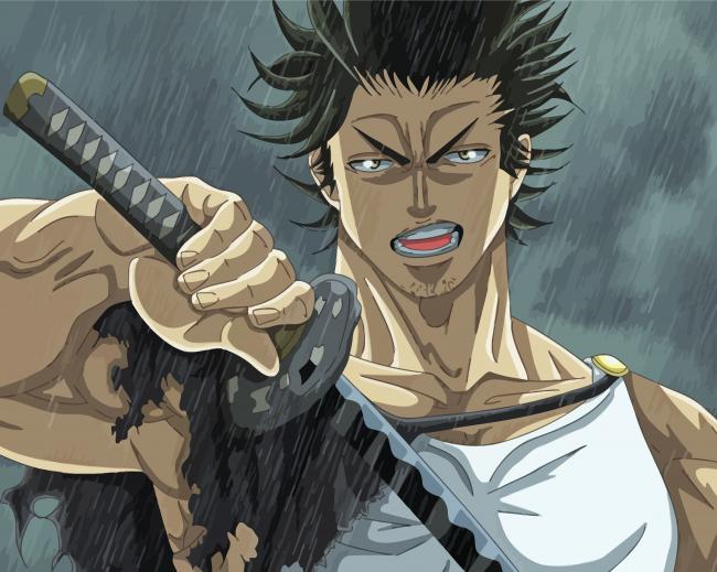 Yami Sukehiro Under Rain Paint By Numbers