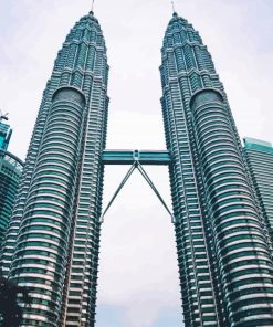 Malaysia Petronas Twin Towers Paint By Numbers