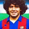 The Footballer Diego Maradona paint by numbers