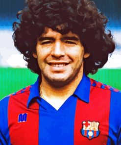 The Footballer Diego Maradona paint by numbers