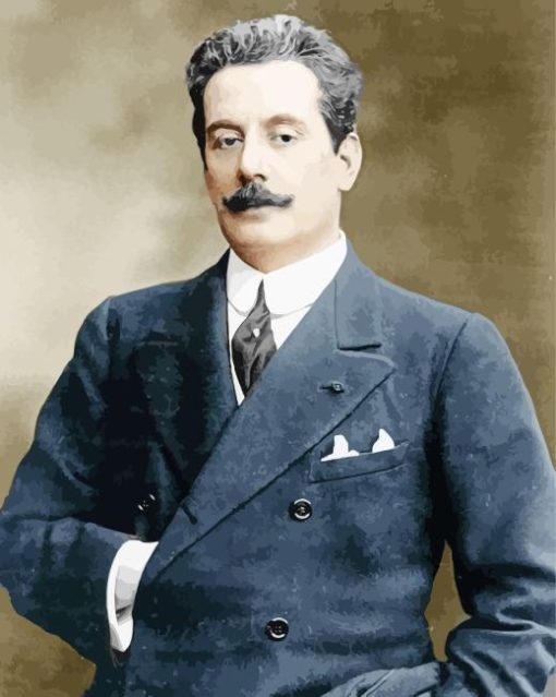 Giacomo Puccini Paint By Numbers