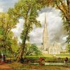 John Constable Salisbury Cathedral Paint By Numbers