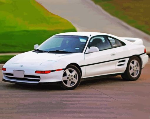 Cool MR2 Car Paint By Numbers
