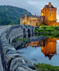 Road To Eilean Donan Castle Paint By Numbers