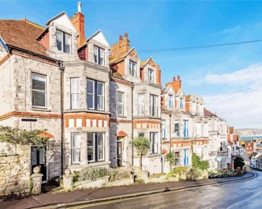Swanage Streets Paint By Numbers