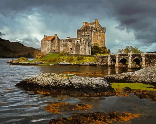 The Eilean Donan Castle Paint By Numbers