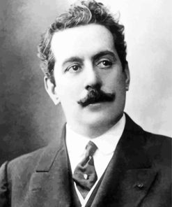 Vintage Giacomo Puccini Paint By Numbers