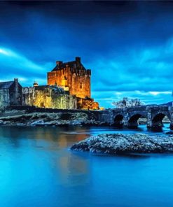 Eilean Donan Castle Scotland Paint By Numbers