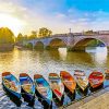 Richmond Upon Thames Sunset Paint By Numbers
