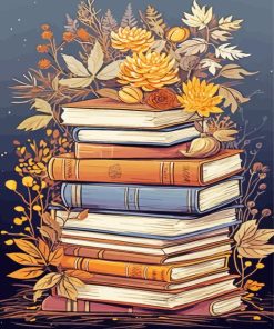 Autumn Books Paint By Numbers