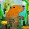 Capybara Animal Paint By Numbers