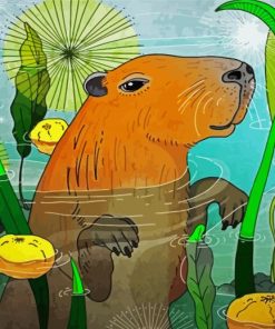 Capybara Animal Paint By Numbers