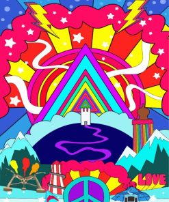 Glastonbury Festival Paint By Numbers