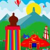 Glastonbury Festival Art Paint By Numbers