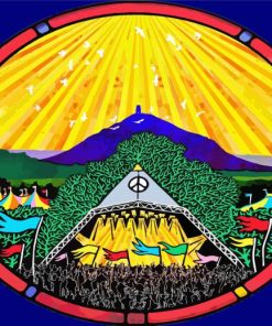 Glastonbury Festival England Paint By Numbers