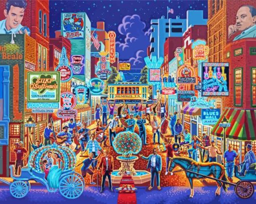 Beale Street Paint By Numbers