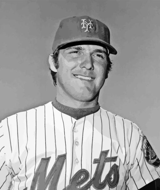 Monochrome Tug McGraw Paint By Numbers