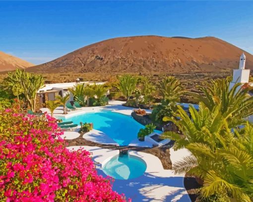 Lanzarote Canary Island Paint By Numbers
