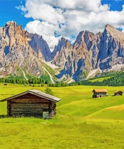Sassolungo Nature Paint By Numbers
