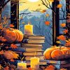 Aesthetic Autumn Books Paint By Numbers