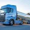 Blue Scania Paint By Numbers
