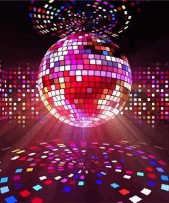 Aesthetic Disco Ball Paint By Numbers