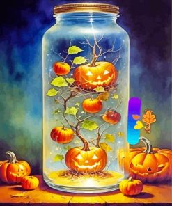 Halloween Pumpkins Paint By Numbers