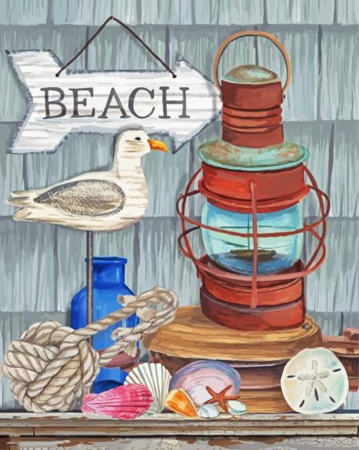 Beachy Vibes Paint By Numbers