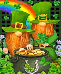 Irish Gnomes St Paint By Numbers
