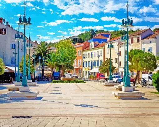 Mali Losinj Croatia Paint By Numbers