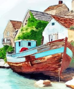 Mali Losinj Art Paint By Numbers