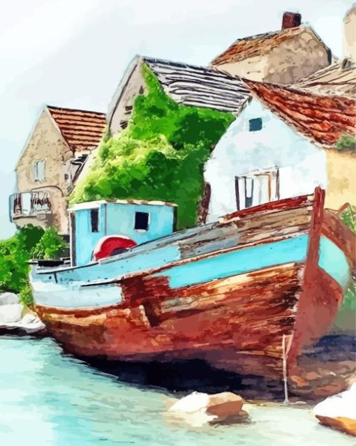 Mali Losinj Art Paint By Numbers